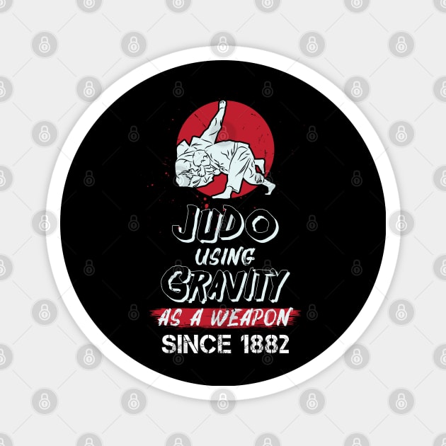 Judo Using Gravity As A Weapon Since 1882 Magnet by maxdax